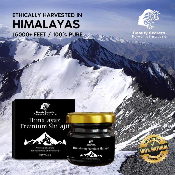 🔥 Nature’s Power Refined – 100% Pure Himalayan Shilajit