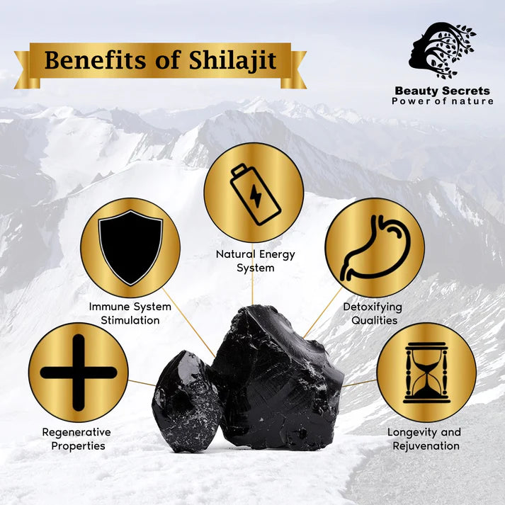 🔥 Nature’s Power Refined – 100% Pure Himalayan Shilajit